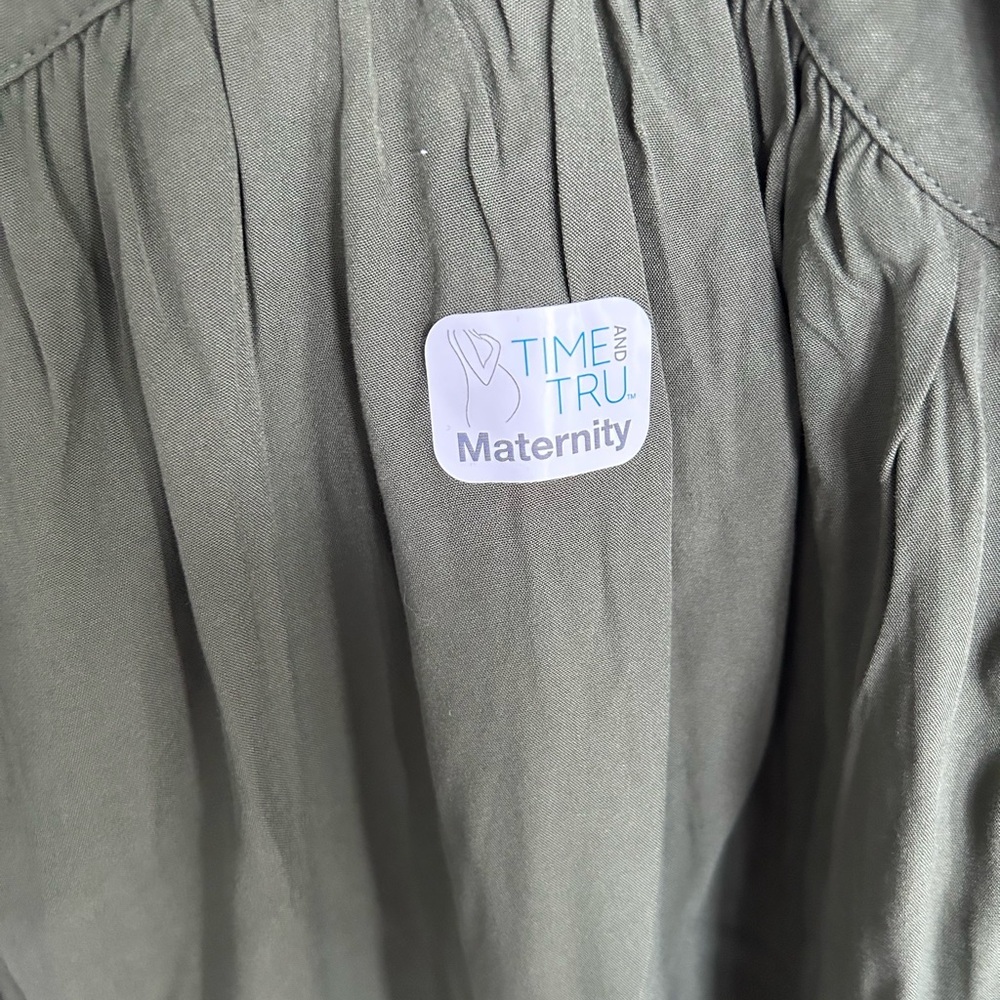 ❤️5 For $20❤️ Time & Tru Women’s Maternity Army Green Top
NWT
Size M - Picture 2 of 6